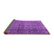 Sideview of Abstract Purple Modern Rug, abs5139pur