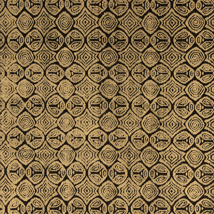 Square Machine Washable Abstract Brown Modern Rug, wshabs5139brn