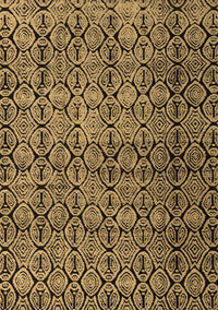 Abstract Brown Modern Rug, abs5139brn