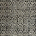 Square Abstract Sand Brown Modern Rug, abs5139