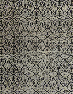 Machine Washable Abstract Sand Brown Rug, wshabs5139