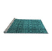 Sideview of Machine Washable Abstract Light Blue Modern Rug, wshabs5139lblu