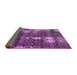 Sideview of Abstract Pink Modern Rug, abs513pnk