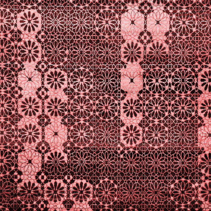 Machine Washable Abstract Red Modern Rug, wshabs513red