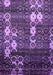 Machine Washable Abstract Purple Modern Area Rugs, wshabs513pur