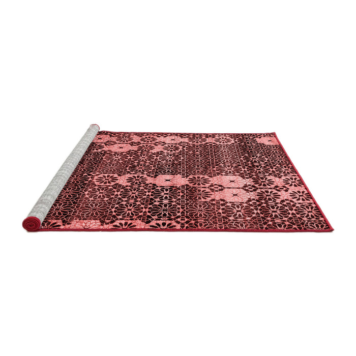 Modern Red Washable Rugs