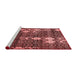 Modern Red Washable Rugs