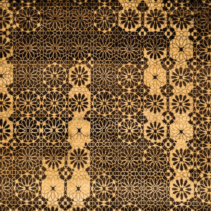 Abstract Orange Modern Rug, abs513org