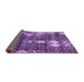 Sideview of Abstract Purple Modern Rug, abs513pur