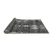 Sideview of Abstract Gray Modern Rug, abs513gry