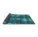 Sideview of Abstract Light Blue Modern Rug, abs513lblu