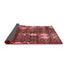 Abstract Red Modern Area Rugs