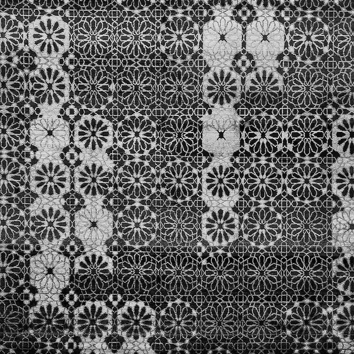 Abstract Gray Modern Rug, abs513gry