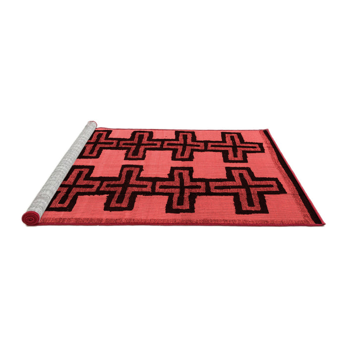 Modern Red Washable Rugs