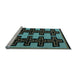 Sideview of Machine Washable Abstract Light Blue Modern Rug, wshabs5140lblu