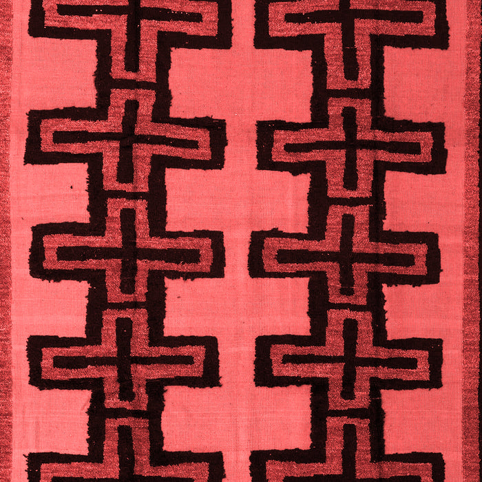 Abstract Red Modern Area Rugs