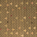 Square Abstract Brown Modern Rug, abs5141brn