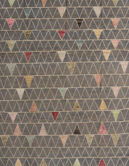 Abstract Coffee Brown Modern Rug, abs5141