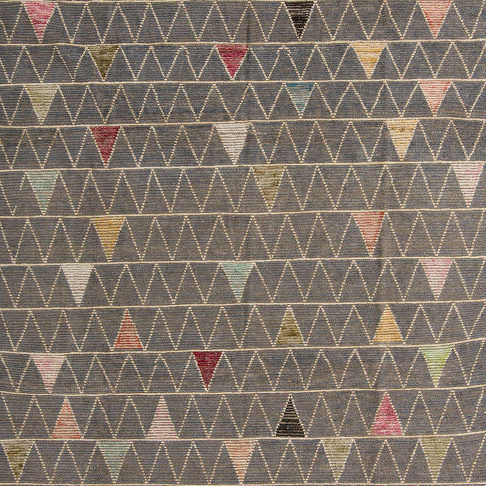 Abstract Coffee Brown Modern Rug, abs5141