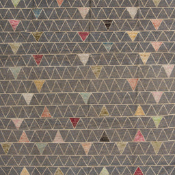 Square Abstract Coffee Brown Modern Rug, abs5141