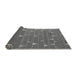 Sideview of Abstract Gray Modern Rug, abs5141gry