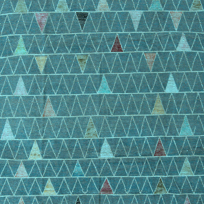 Abstract Light Blue Modern Rug, abs5141lblu
