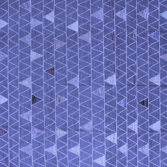 Square Abstract Blue Modern Rug, abs5141blu