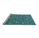 Sideview of Machine Washable Abstract Light Blue Modern Rug, wshabs5141lblu