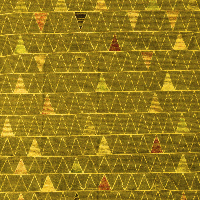 Abstract Yellow Modern Rug, abs5141yw
