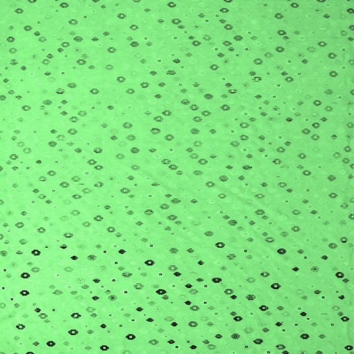 Square Machine Washable Abstract Emerald Green Modern Area Rugs, wshabs5142emgrn
