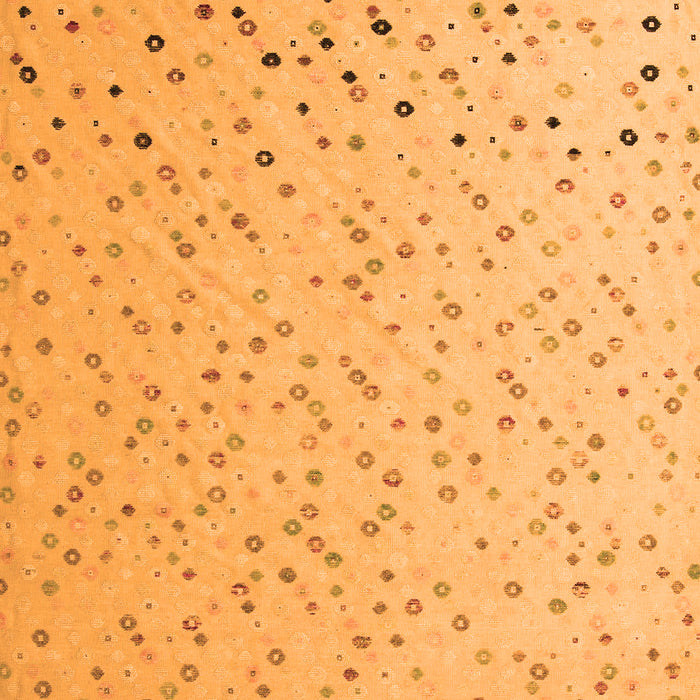 Machine Washable Abstract Orange Modern Area Rugs, wshabs5142org
