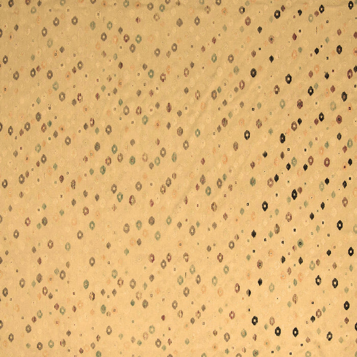 Square Machine Washable Abstract Brown Modern Rug, wshabs5142brn