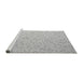 Sideview of Machine Washable Abstract Gray Modern Rug, wshabs5142gry