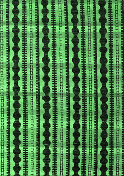 Abstract Emerald Green Modern Rug, abs5143emgrn