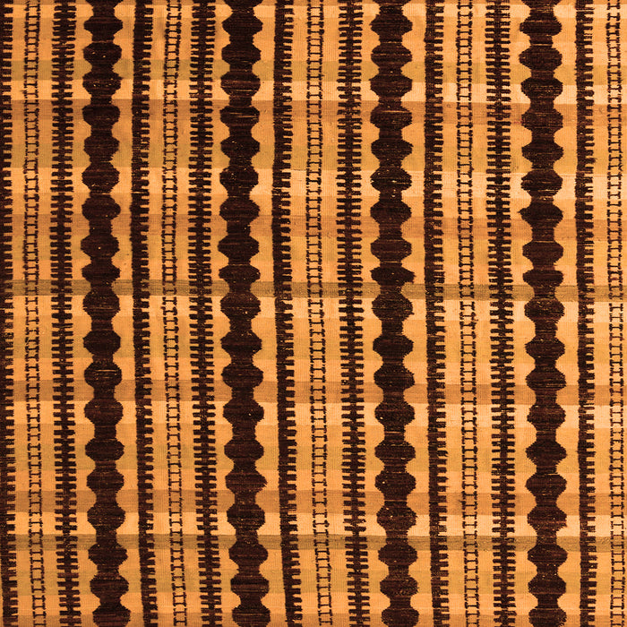 Square Abstract Orange Modern Rug, abs5143org