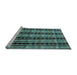 Sideview of Machine Washable Abstract Light Blue Modern Rug, wshabs5143lblu