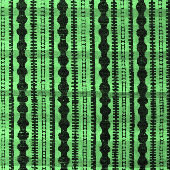Machine Washable Abstract Emerald Green Modern Area Rugs, wshabs5143emgrn