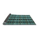 Sideview of Abstract Light Blue Modern Rug, abs5143lblu