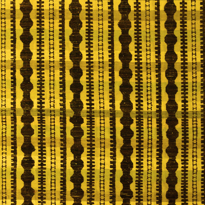 Machine Washable Abstract Yellow Modern Rug, wshabs5143yw