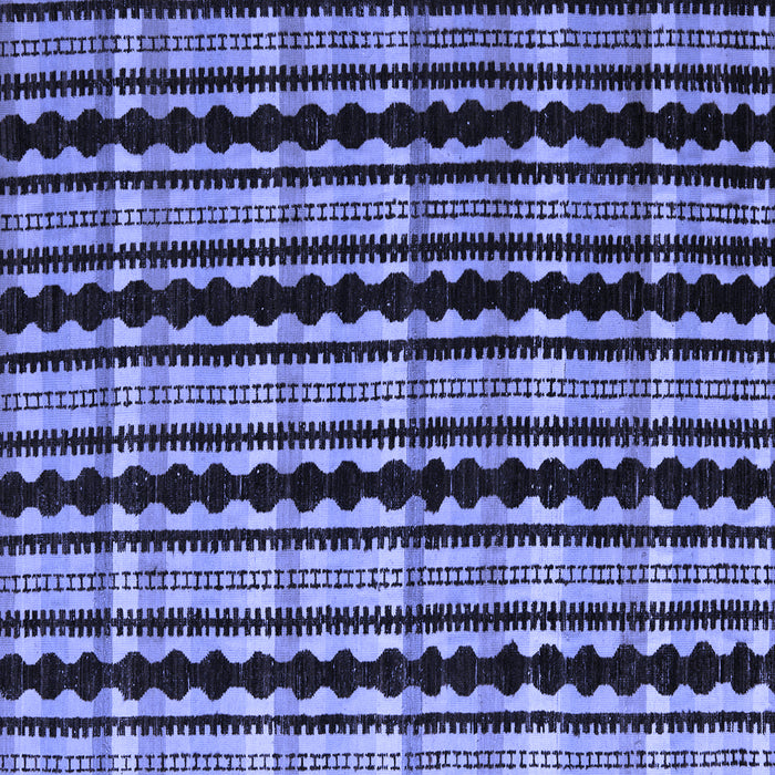 Square Machine Washable Abstract Blue Modern Rug, wshabs5143blu