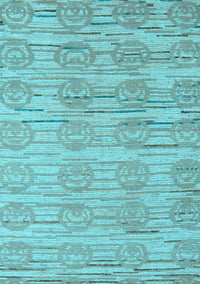 Abstract Light Blue Modern Rug, abs5144lblu