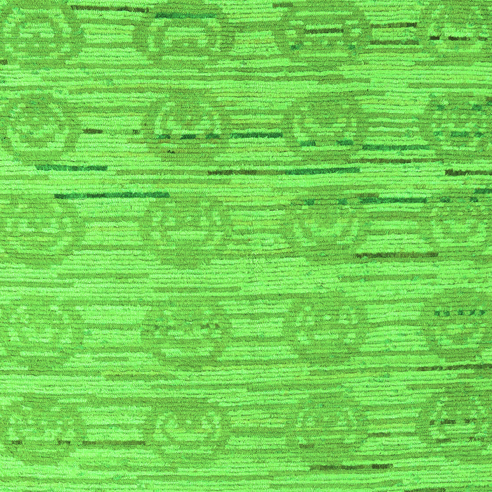 Machine Washable Abstract Green Modern Area Rugs, wshabs5144grn