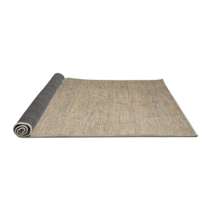 Sideview of Abstract Brown Solid Rug, abs5145