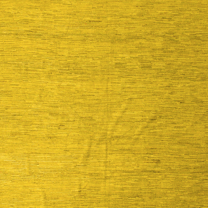 Machine Washable Solid Yellow Modern Rug, wshabs5145yw