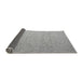 Sideview of Solid Gray Modern Rug, abs5145gry