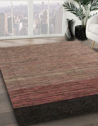 Abstract Red Brown Modern Rug, abs5146