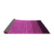 Sideview of Abstract Pink Modern Rug, abs5146pnk