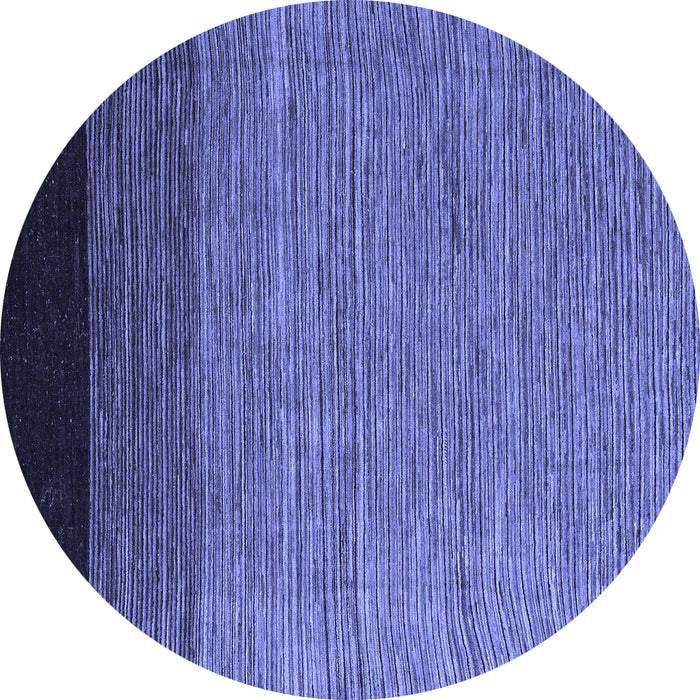 Round Machine Washable Abstract Blue Modern Rug, wshabs5146blu