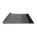 Sideview of Abstract Gray Modern Rug, abs5146gry