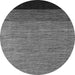 Round Machine Washable Abstract Gray Modern Rug, wshabs5146gry